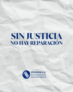 El incendio en Ciudad Juárez donde murieron 40 personas migrantes murieron bajo custodia del Estado no debe repetirse. Una disculpa “personal” no sustituye verdad, justicia ni reparación.

👉 Exigimos sanción a todos los responsables, reparación integral y el fin del sistema de detención migratoria.

📌 Consulta el pronunciamiento completo en redodem.org/posicionamientos

#nofueelincendiofueelestado #JusticiaParaLasVíctimas #DerechoAMigrar